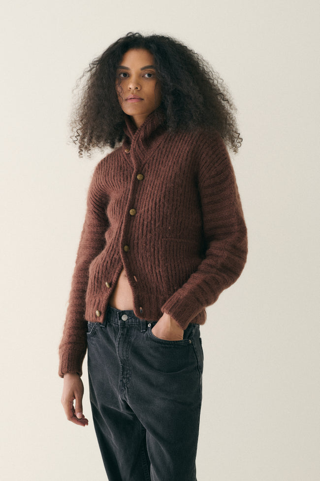 1970s Issey Miyake Wool Caridgan - Desert Vintage