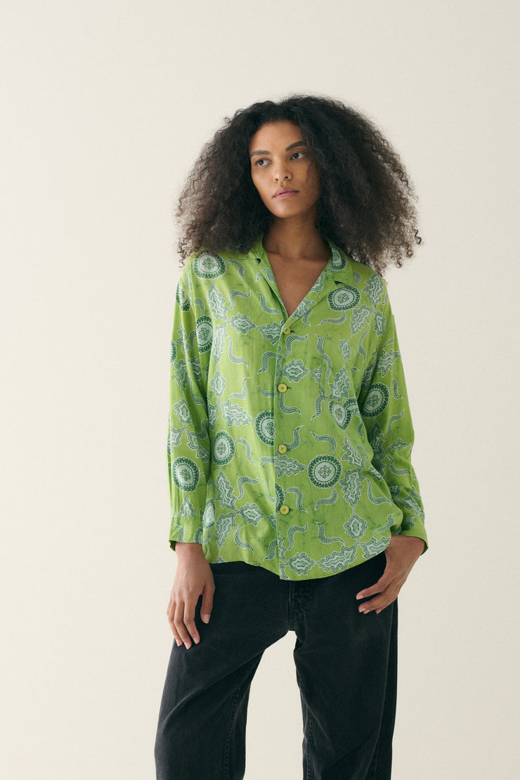 1990s Yohji Yamamoto Printed Button Down - Desert Vintage