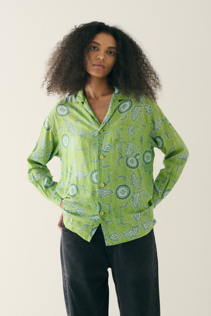 1990s Yohji Yamamoto Printed Button Down - Desert Vintage