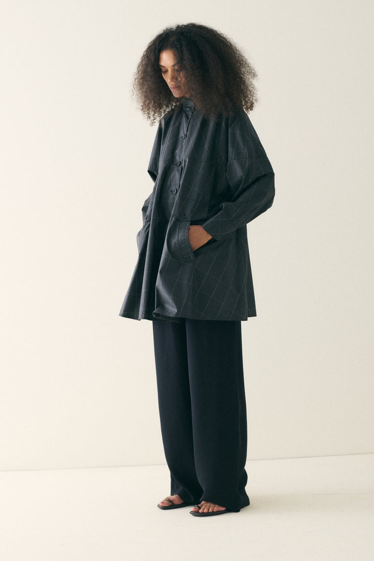 1980s Fendi Windowpane Coat - Desert Vintage