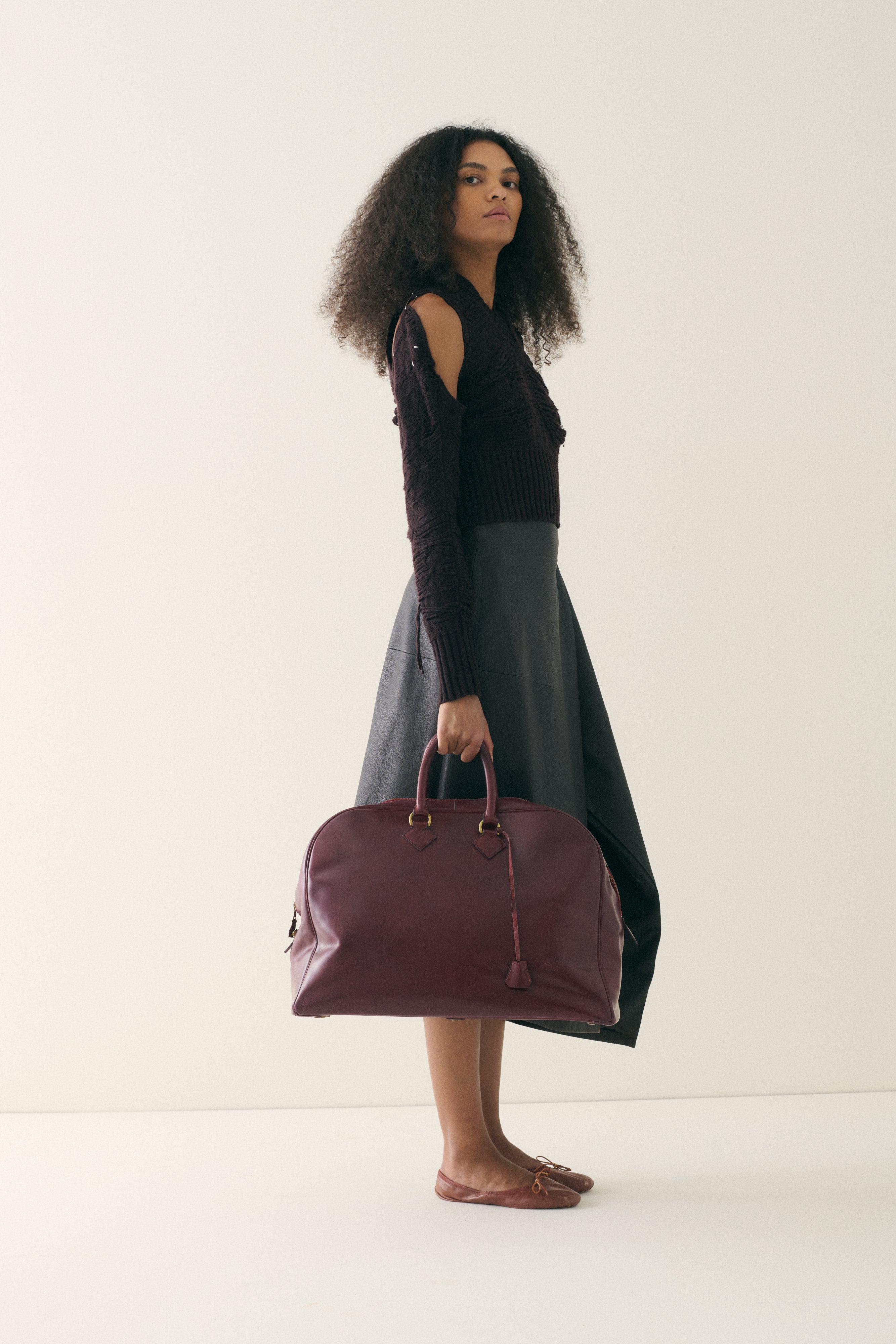 Hermès Leather Plume Bag - Desert Vintage