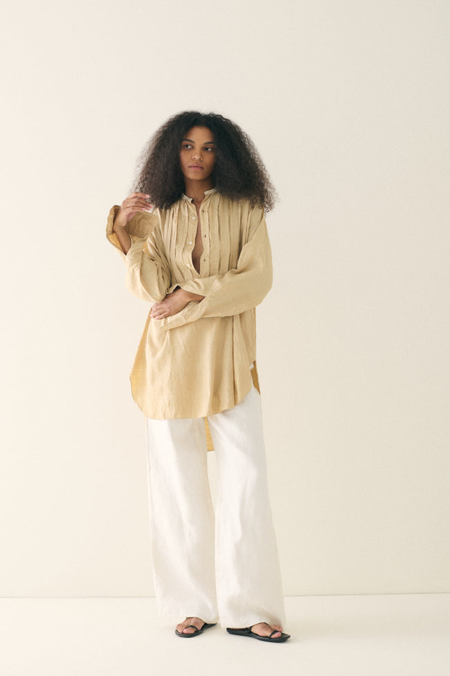 Antique Pongee Silk Blouse - Desert Vintage