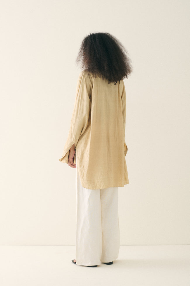 Antique Pongee Silk Blouse - Desert Vintage