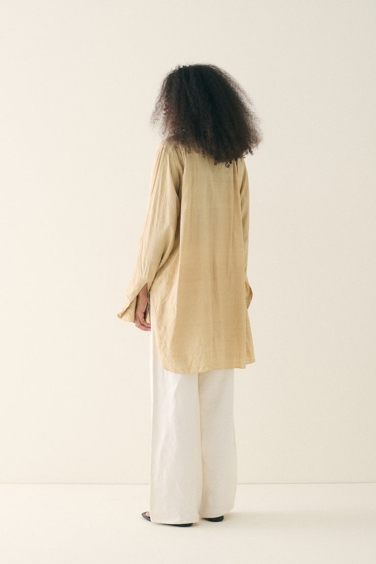 Antique Pongee Silk Blouse - Desert Vintage