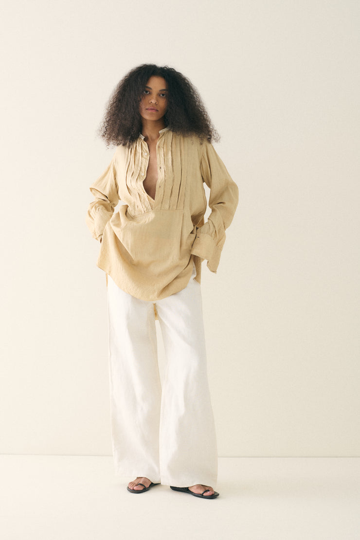 Antique Pongee Silk Blouse - Desert Vintage