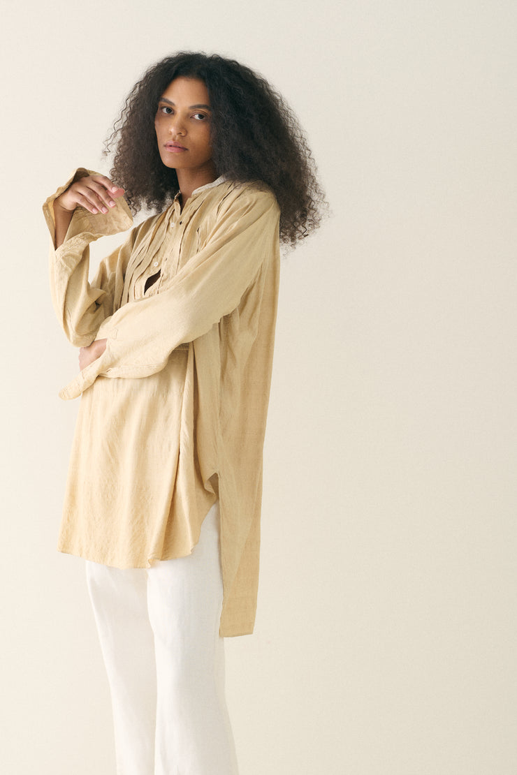 Antique Pongee Silk Blouse - Desert Vintage