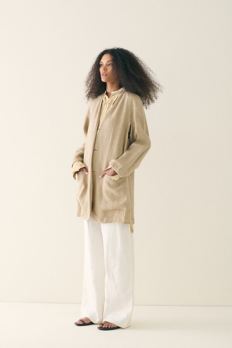 Margiela era Hermès Linen Duster - Desert Vintage