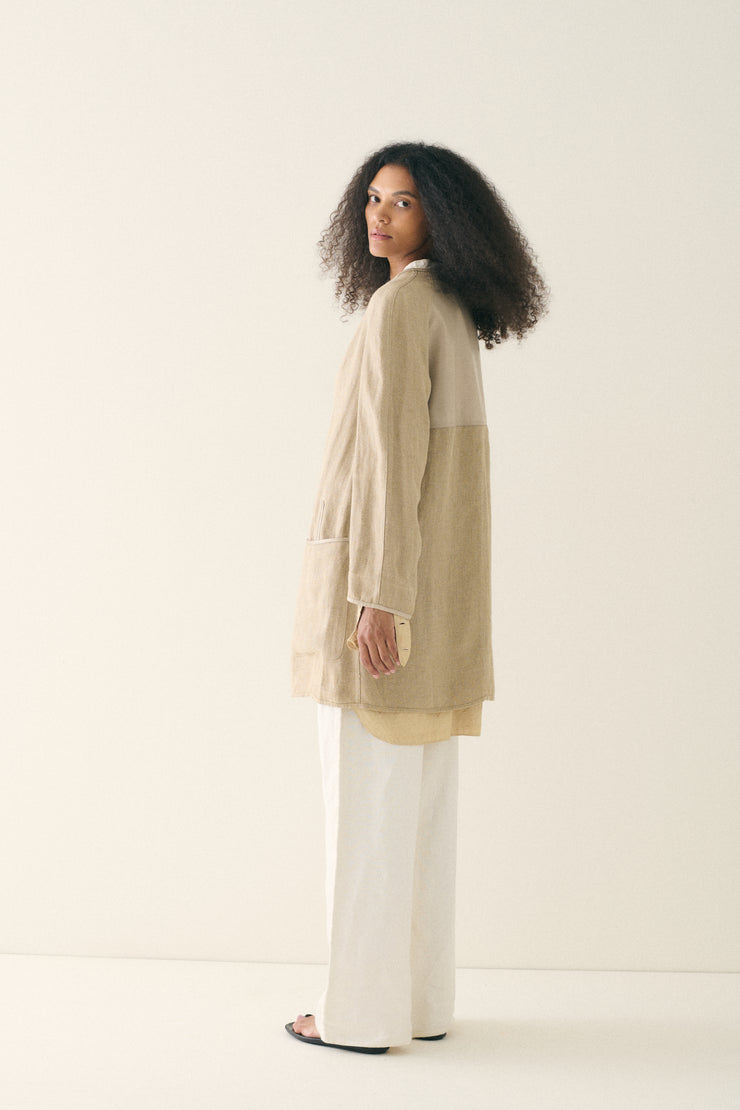 Margiela era Hermès Linen Duster - Desert Vintage