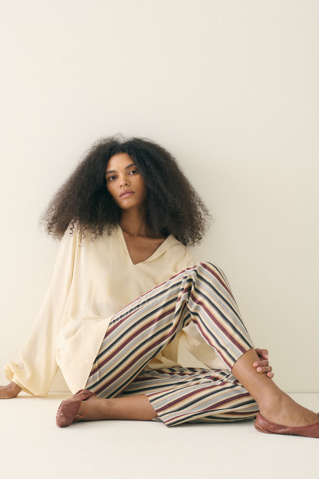 Silk Sailor Blouse - Desert Vintage