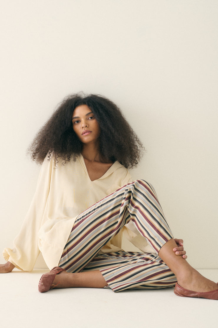 Silk Sailor Blouse - Desert Vintage