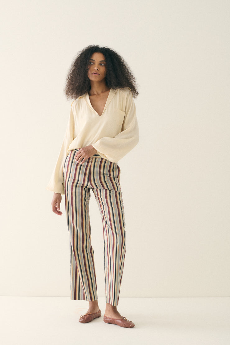 Silk Sailor Blouse - Desert Vintage