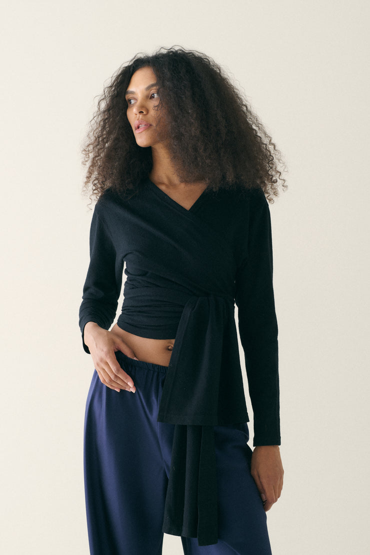 Yohji Yamamoto Wool Wrap Top - Desert Vintage