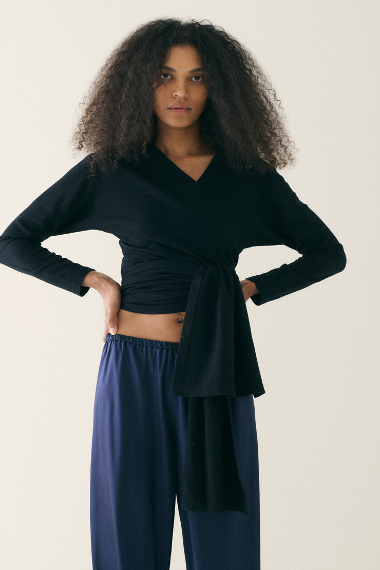 Yohji Yamamoto Wool Wrap Top - Desert Vintage