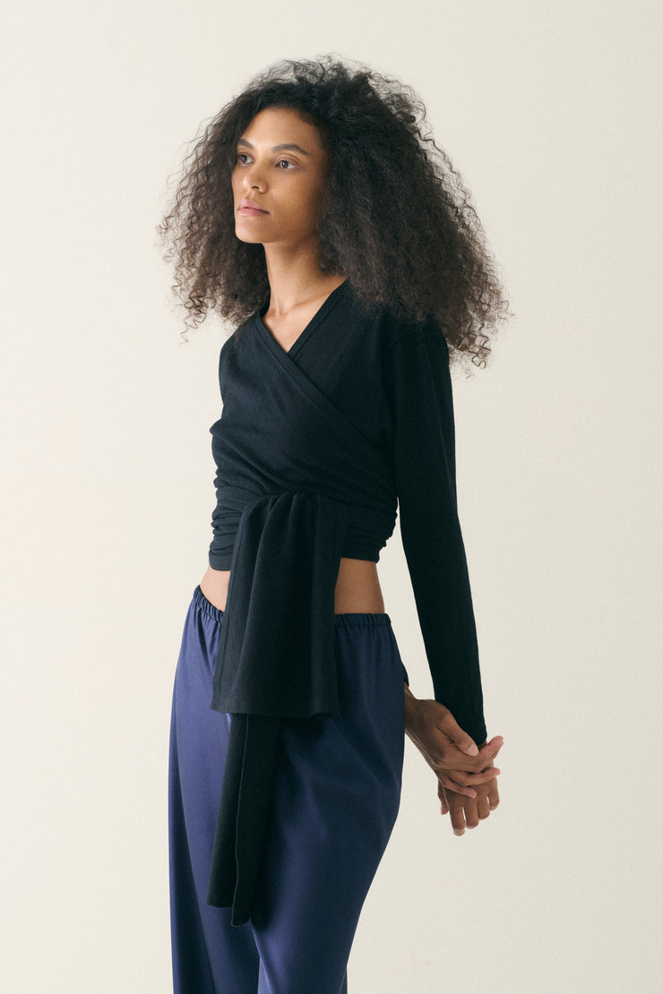 Yohji Yamamoto Wool Wrap Top - Desert Vintage