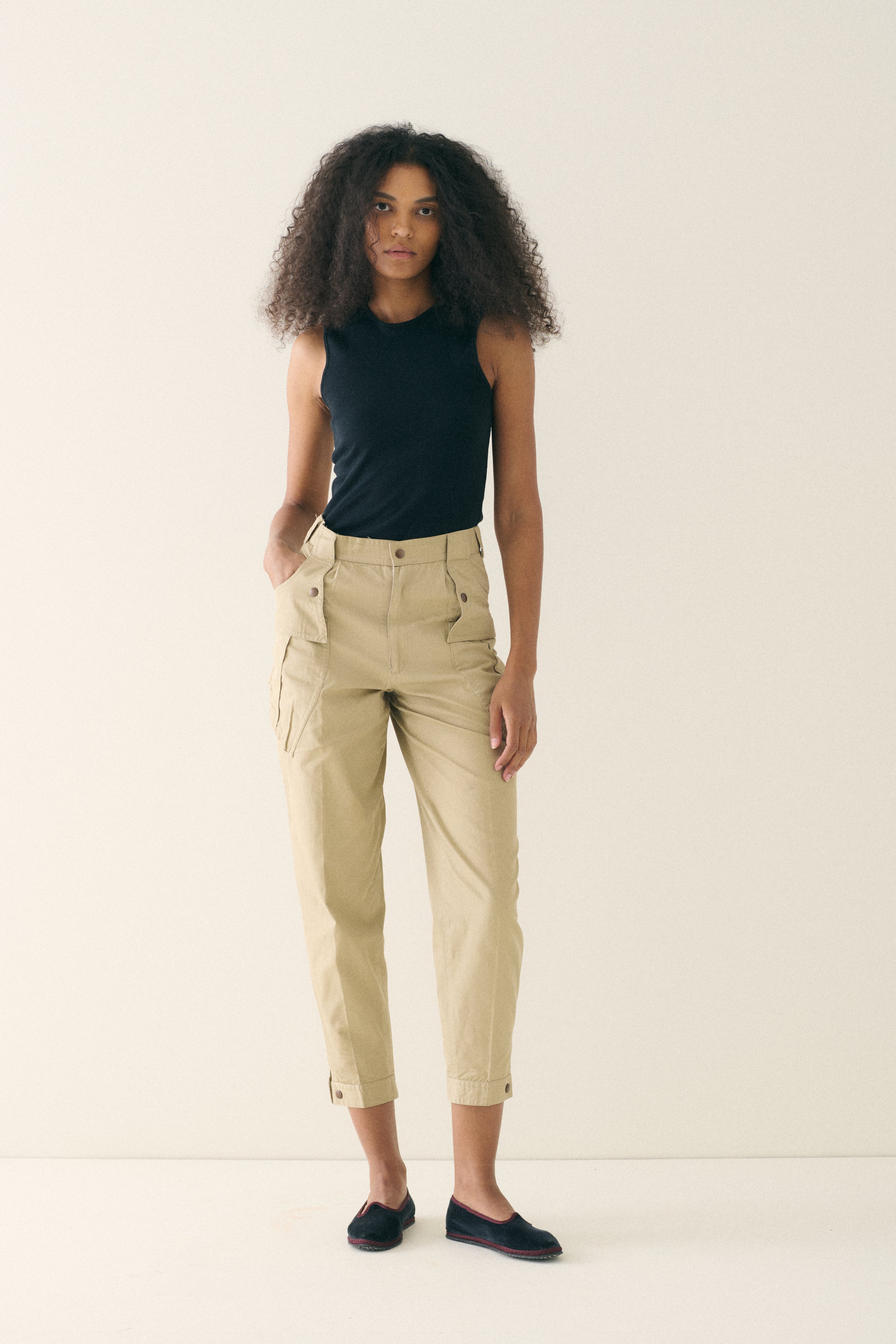 Kansai Yamamoto Khaki Trousers - Desert Vintage