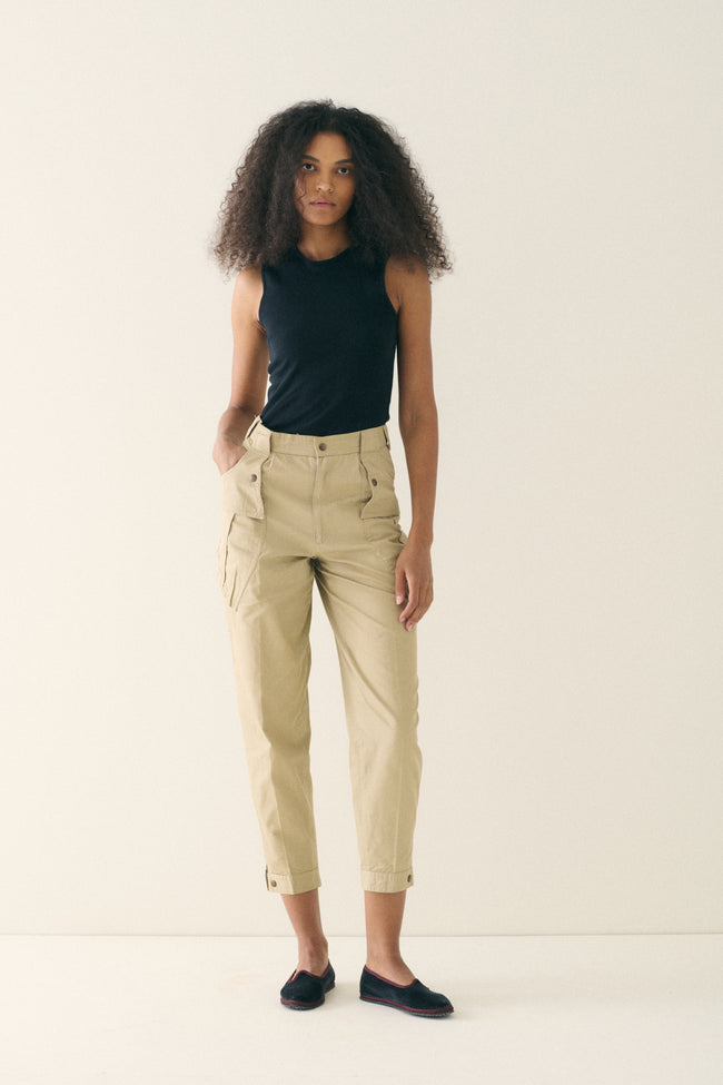 Kansai Yamamoto Khaki Trousers - Desert Vintage