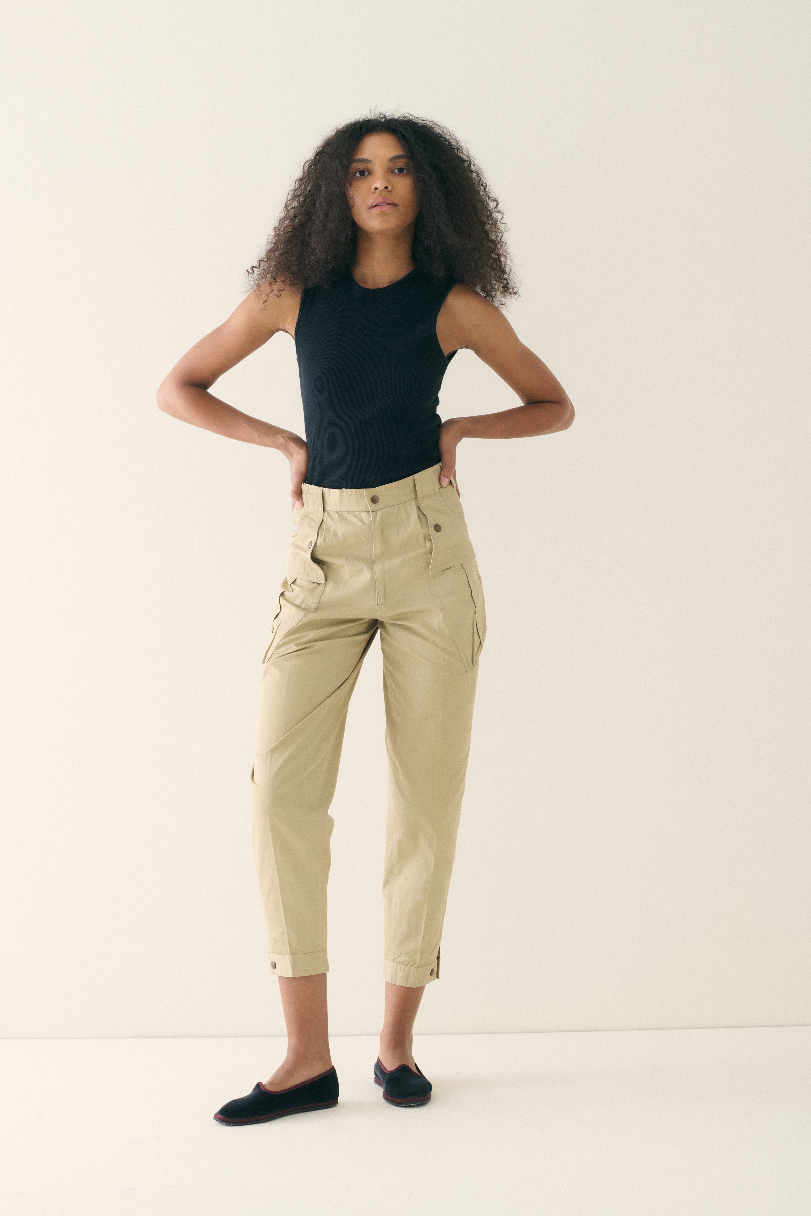 Kansai Yamamoto Khaki Trousers - Desert Vintage