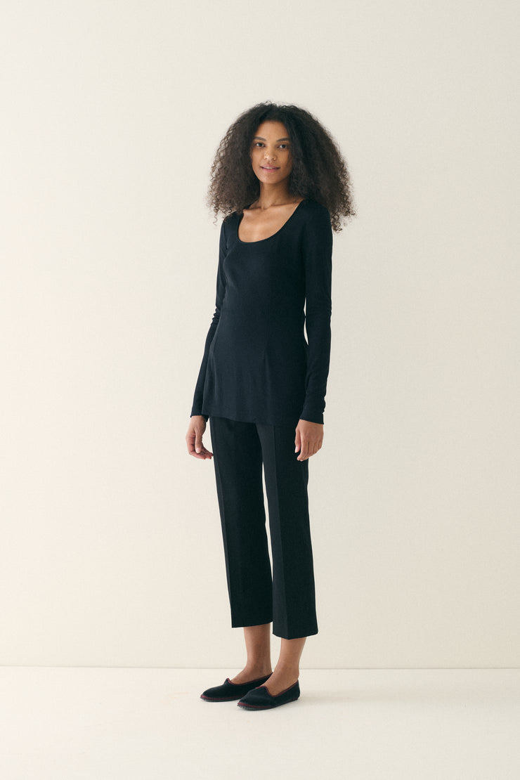 Dolce & Gabbana Black Jersey Top - Desert Vintage