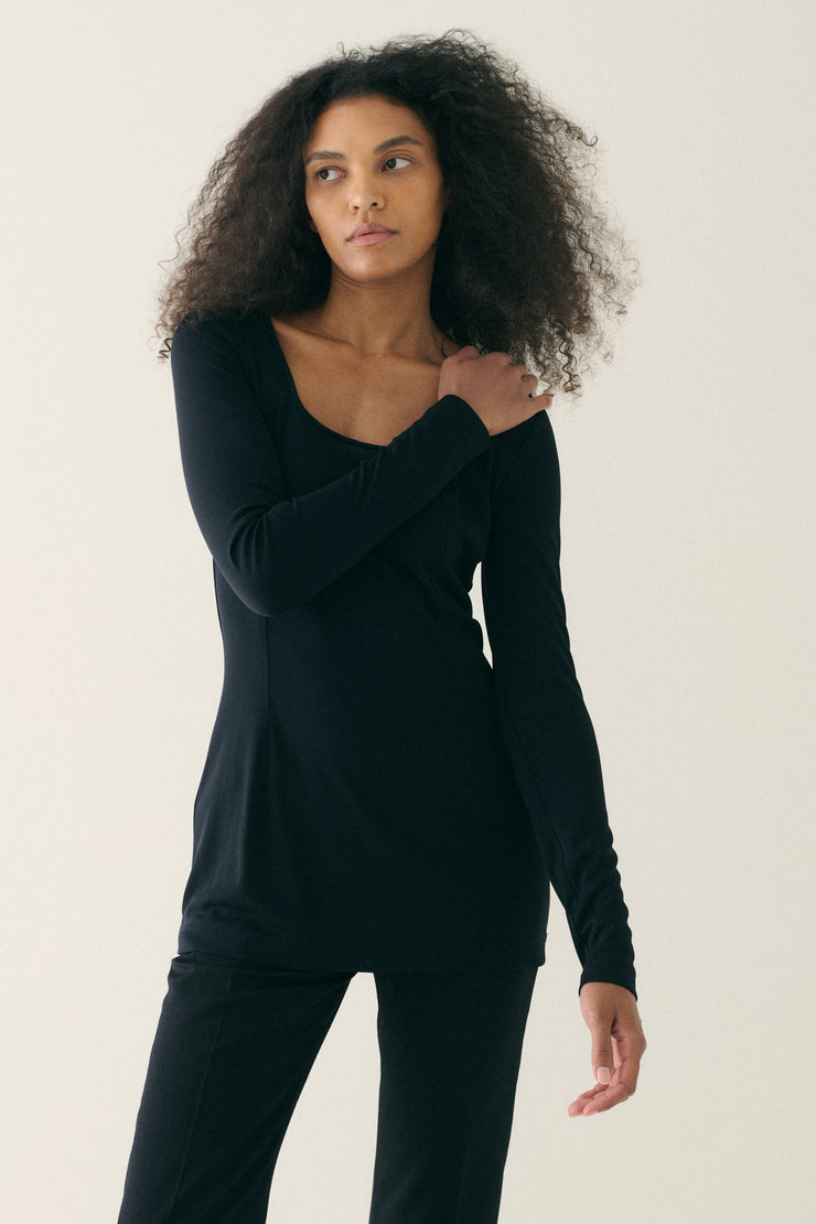 Dolce & Gabbana Black Jersey Top - Desert Vintage