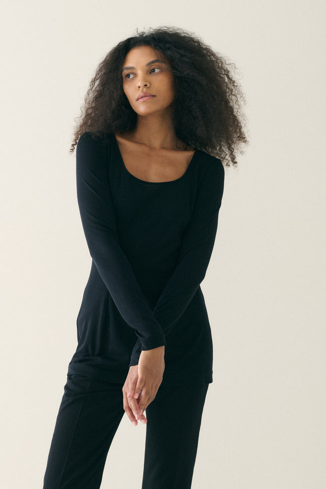Dolce & Gabbana Black Jersey Top - Desert Vintage