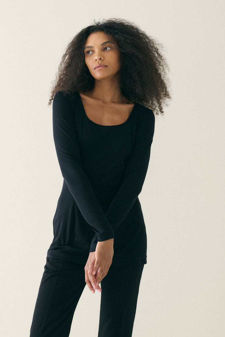 Dolce & Gabbana Black Jersey Top - Desert Vintage