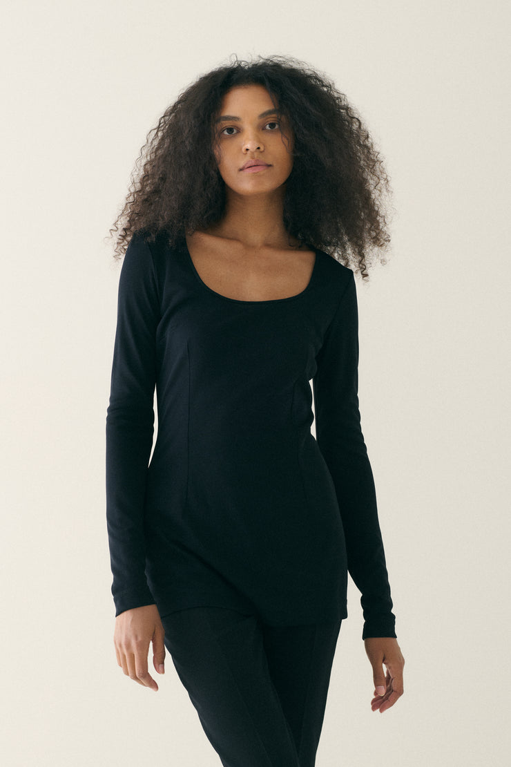 Dolce & Gabbana Black Jersey Top - Desert Vintage