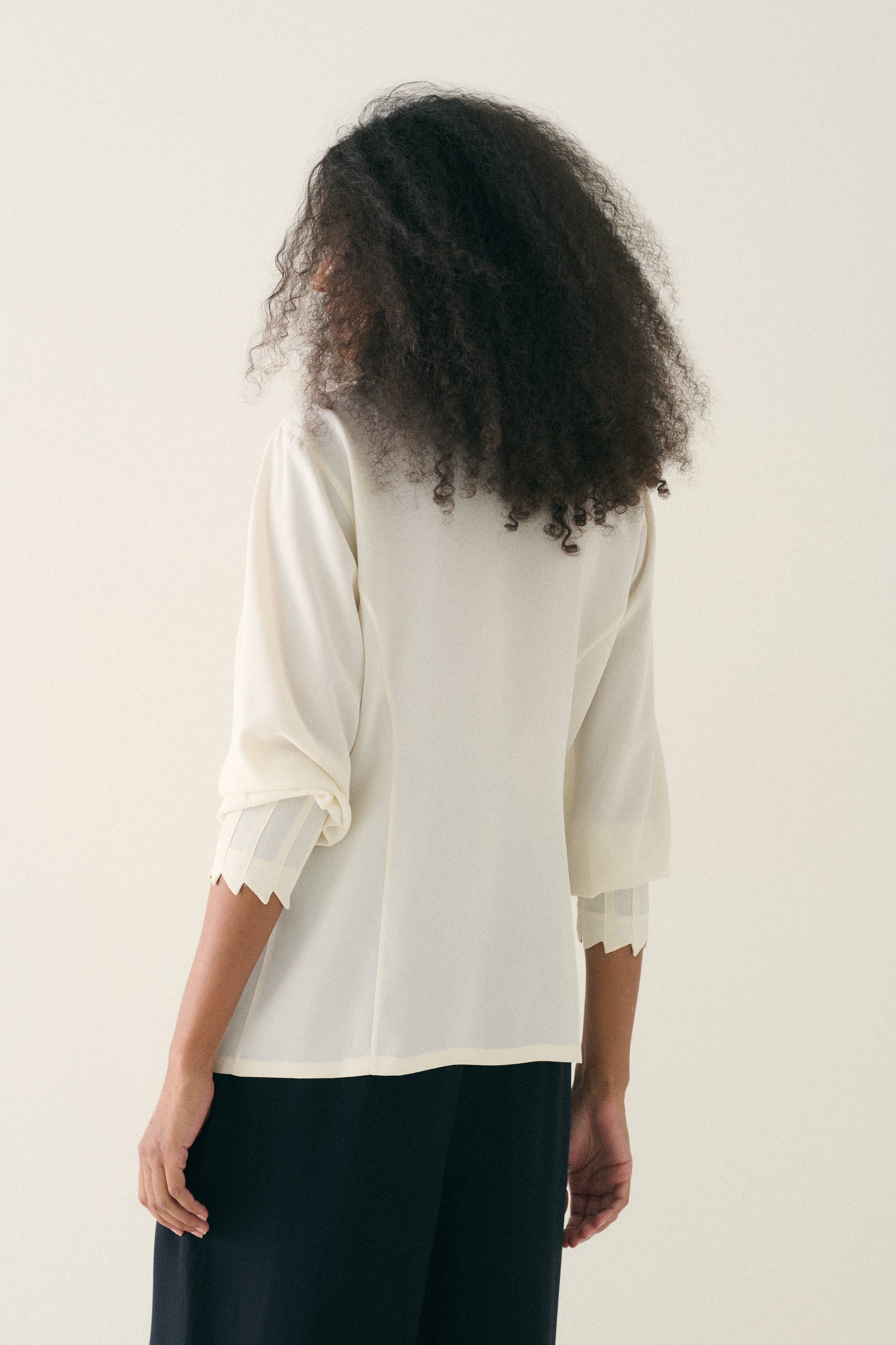 Matsuda Ivory Silk Blouse - Desert Vintage