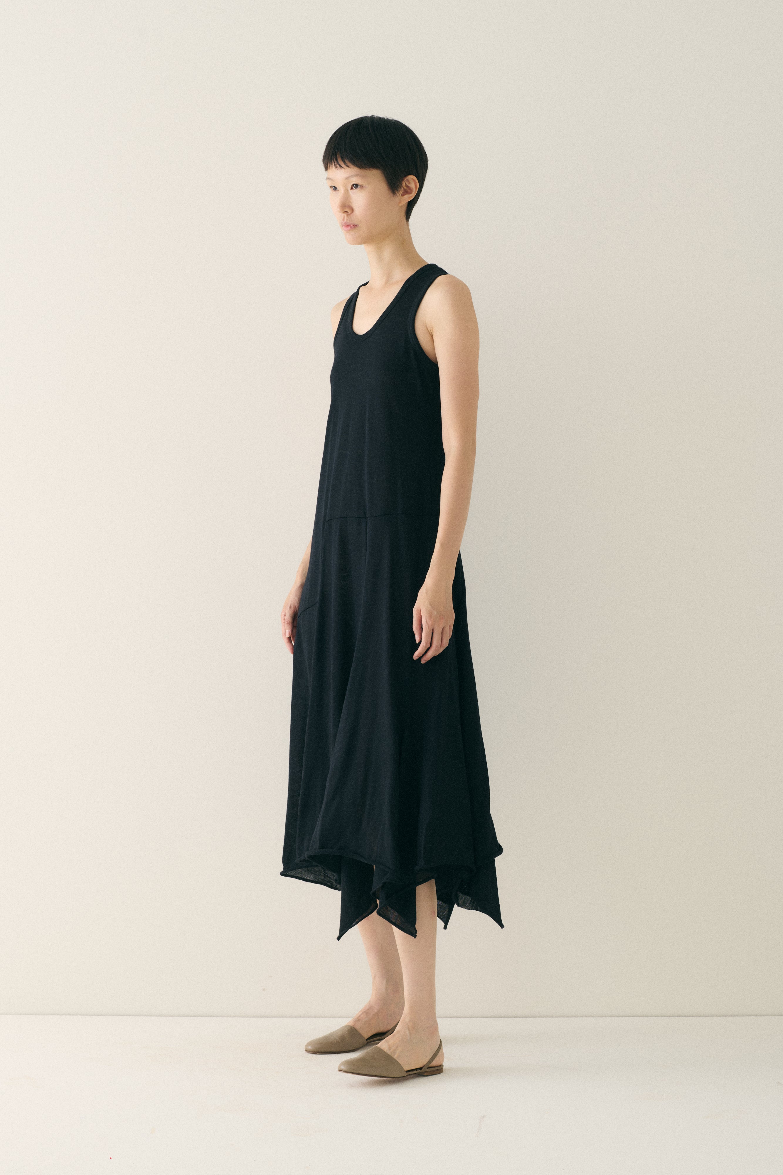 CdG Black Handkerchief Hem Dress - Desert Vintage