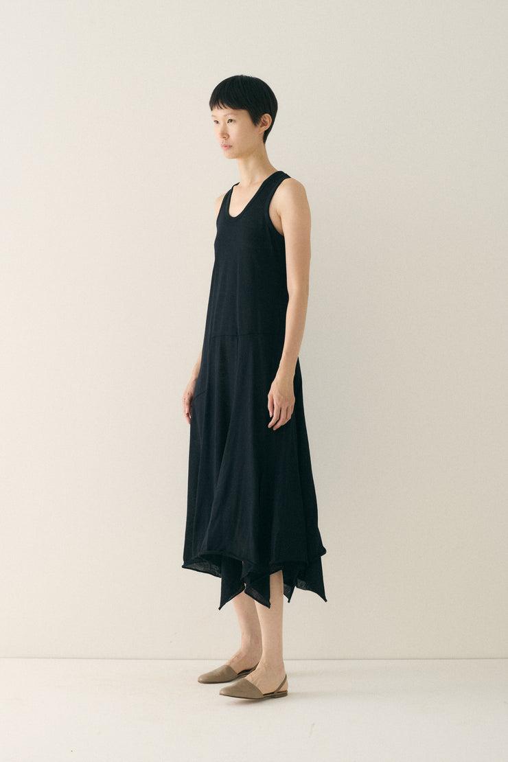 CdG Black Handkerchief Hem Dress - Desert Vintage