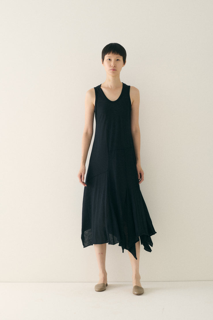 CdG Black Handkerchief Hem Dress - Desert Vintage