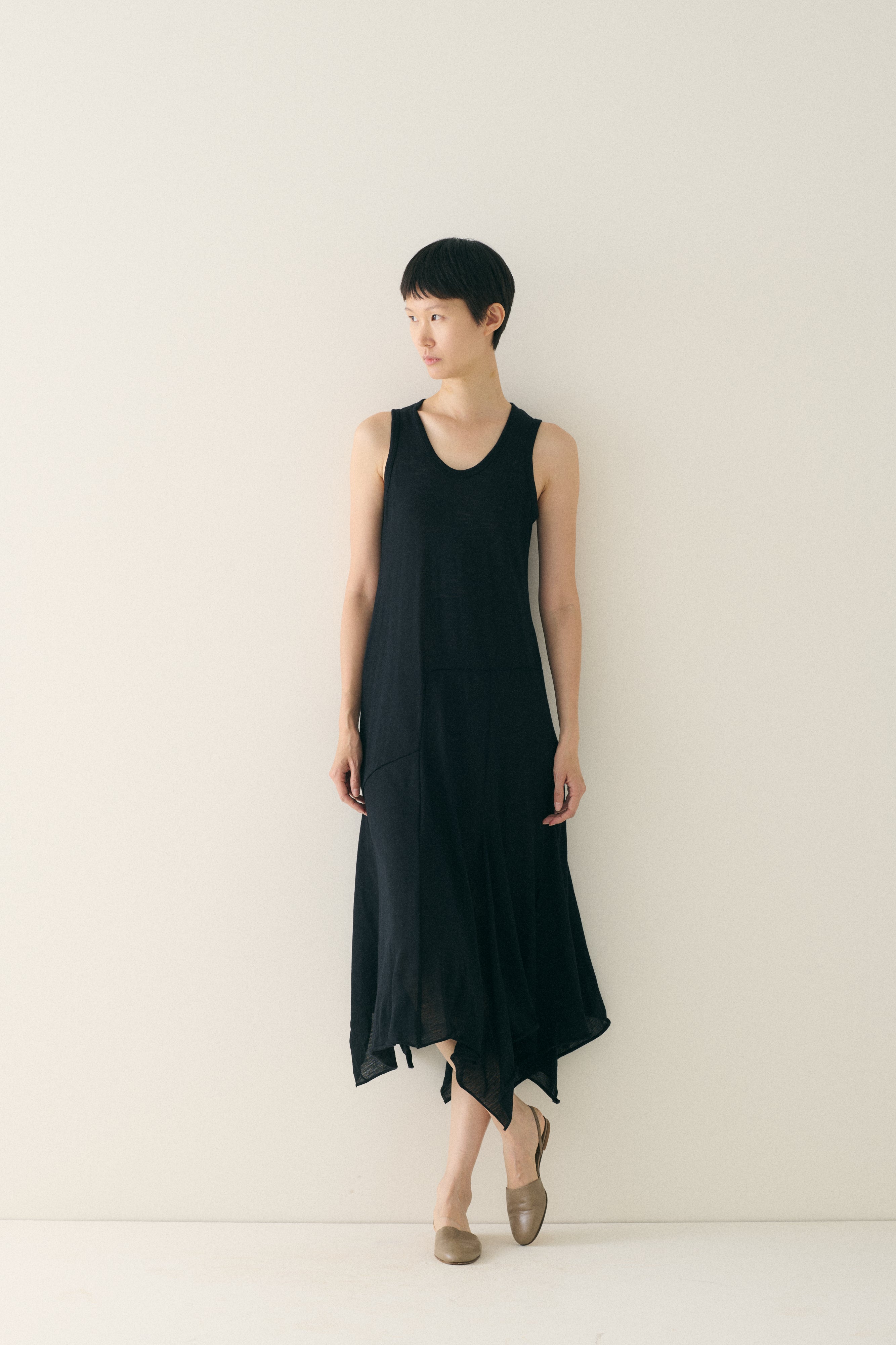 CdG Black Handkerchief Hem Dress - Desert Vintage