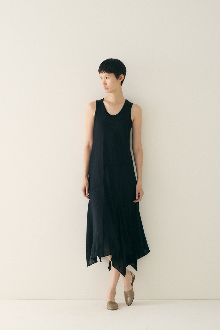 CdG Black Handkerchief Hem Dress - Desert Vintage