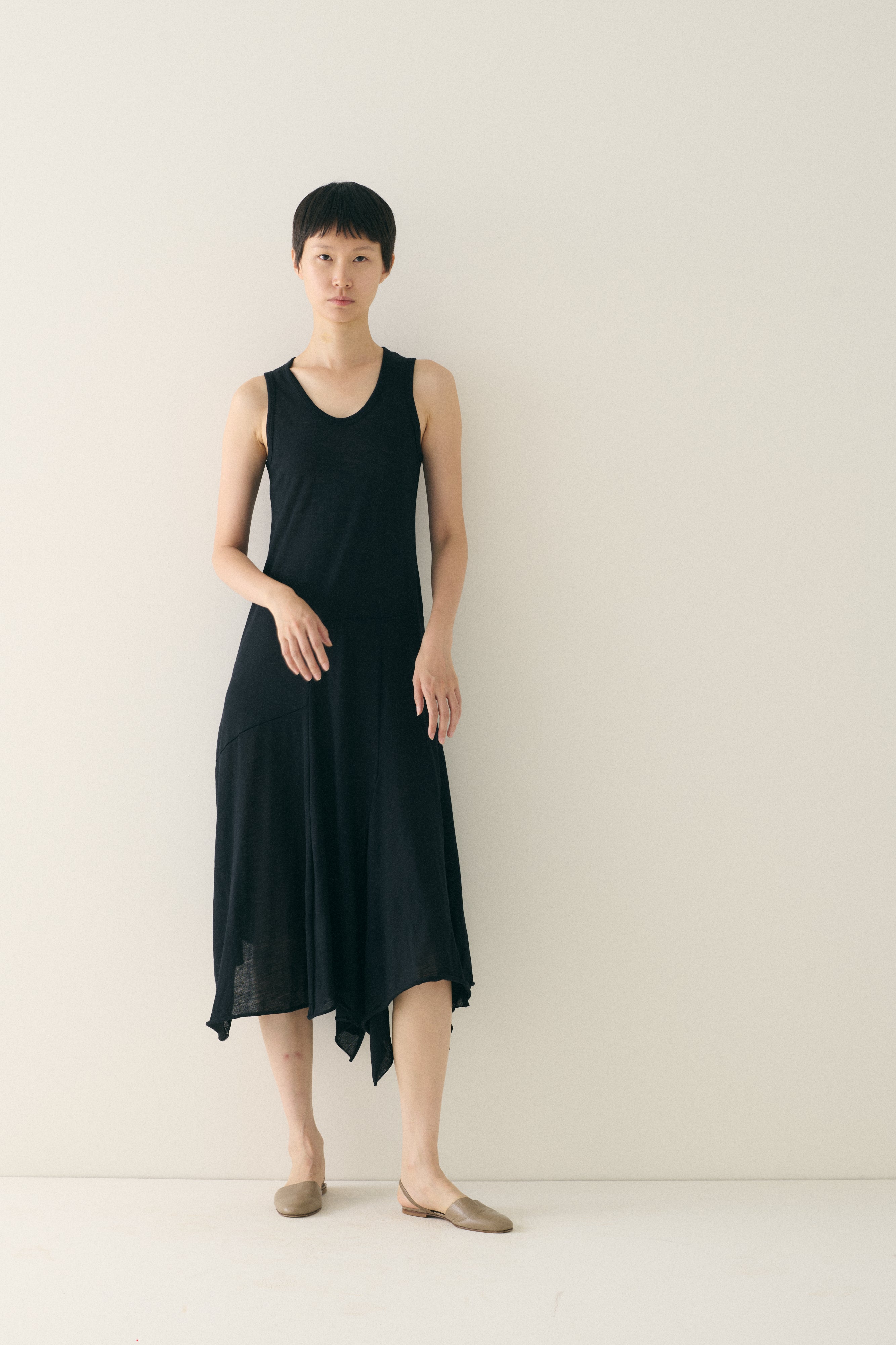 CdG Black Handkerchief Hem Dress - Desert Vintage