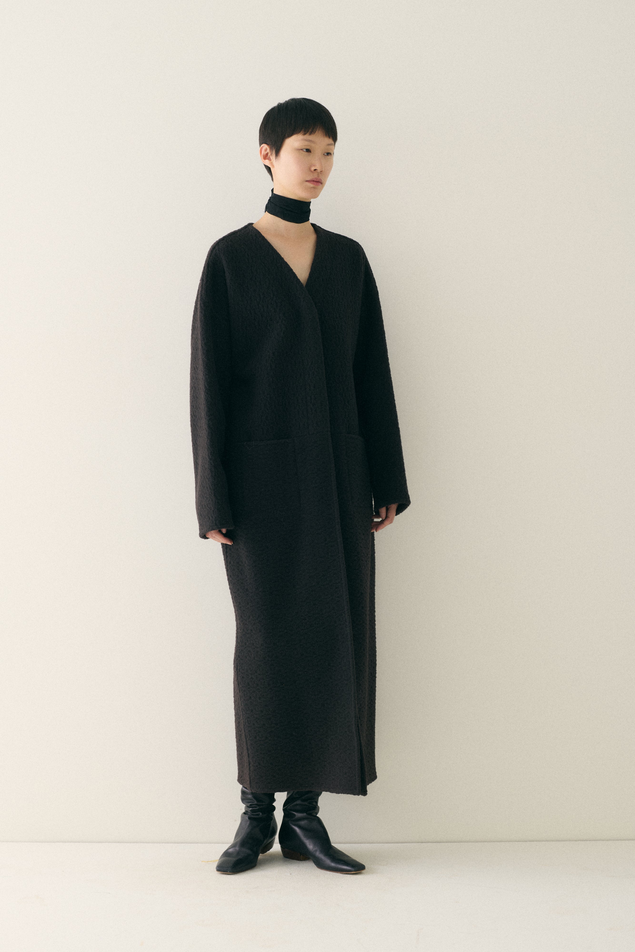Carob Brown Wool Coat - Desert Vintage