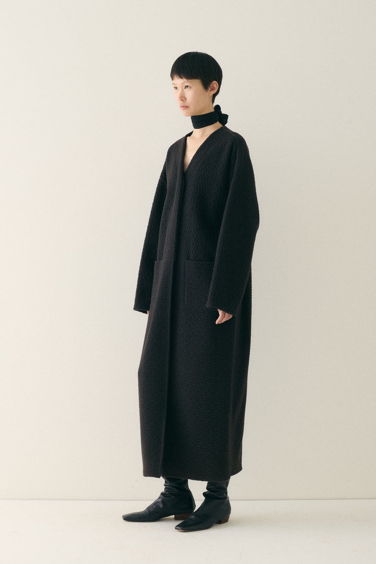 Carob Brown Wool Coat - Desert Vintage