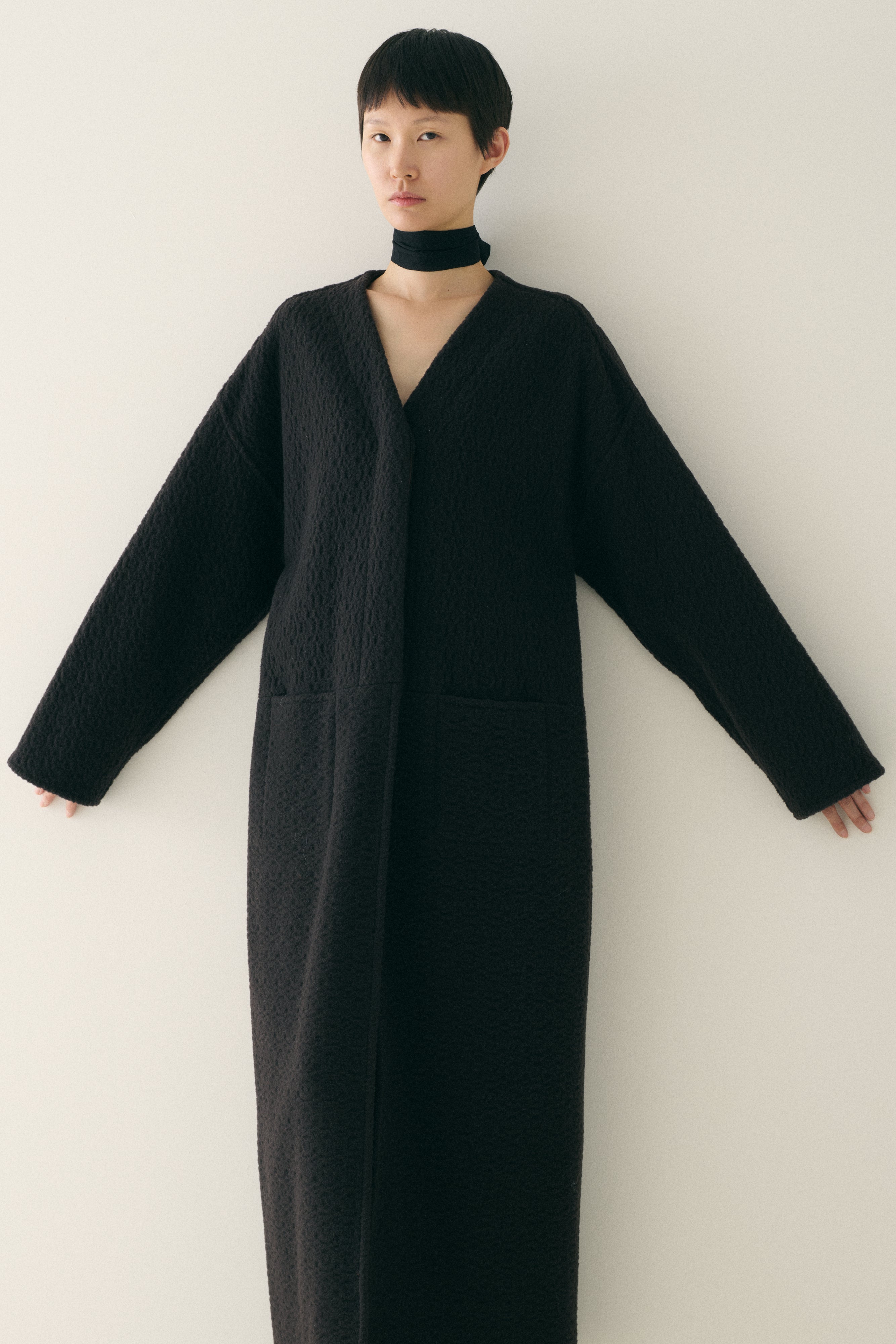 Carob Brown Wool Coat - Desert Vintage