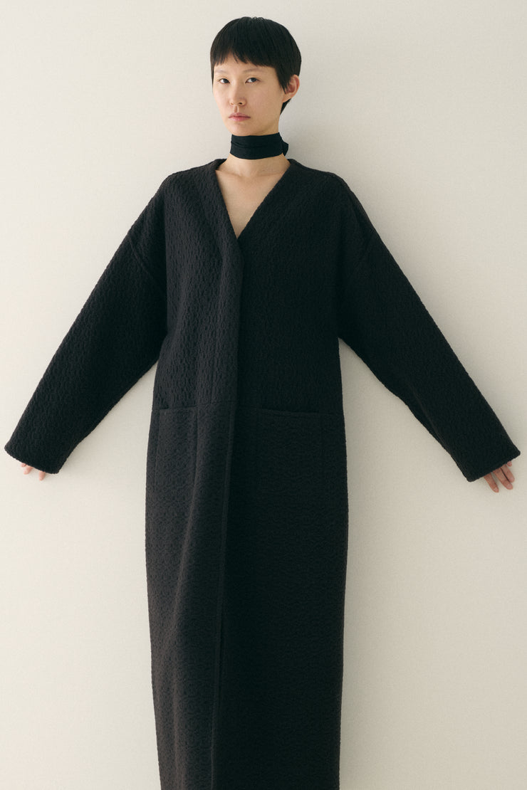 Carob Brown Wool Coat - Desert Vintage