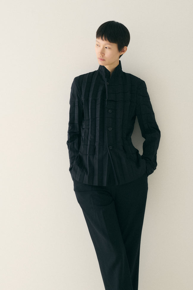 Issey Miyake Pleated Coat - Desert Vintage