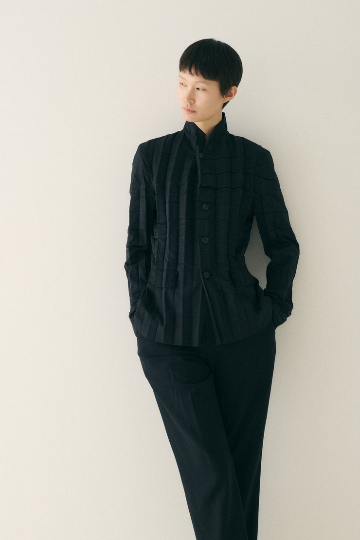 Issey Miyake Pleated Coat - Desert Vintage