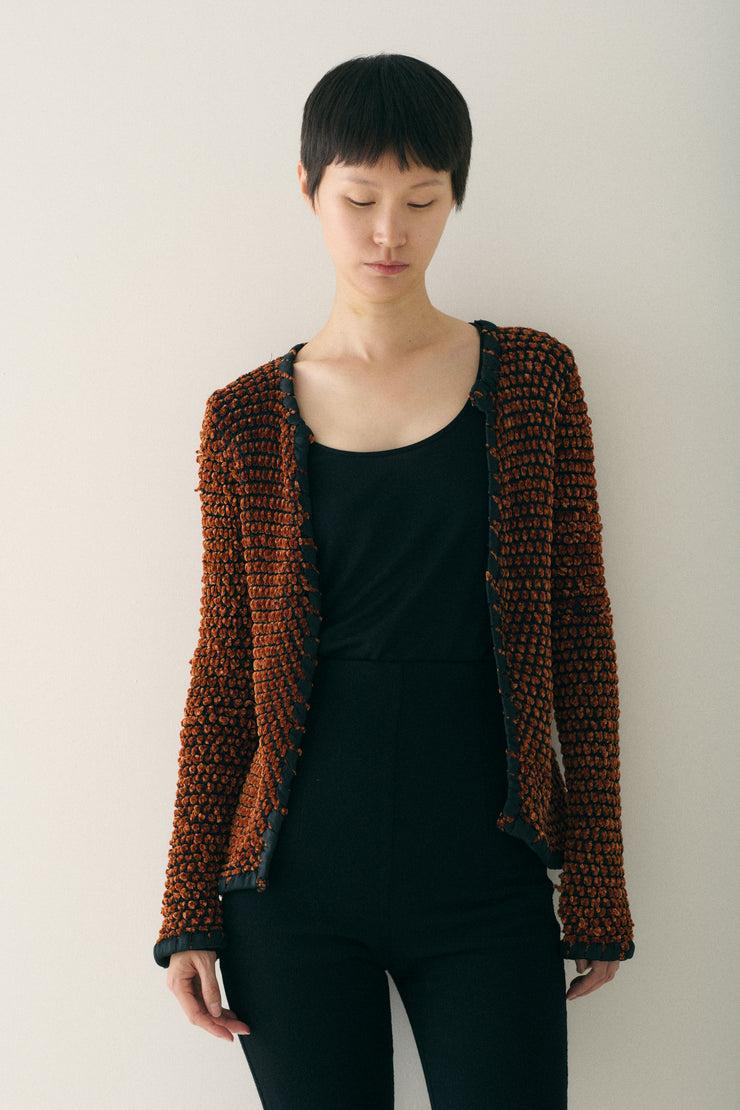 1970s Chanel Chenille Knit Cardigan - Desert Vintage