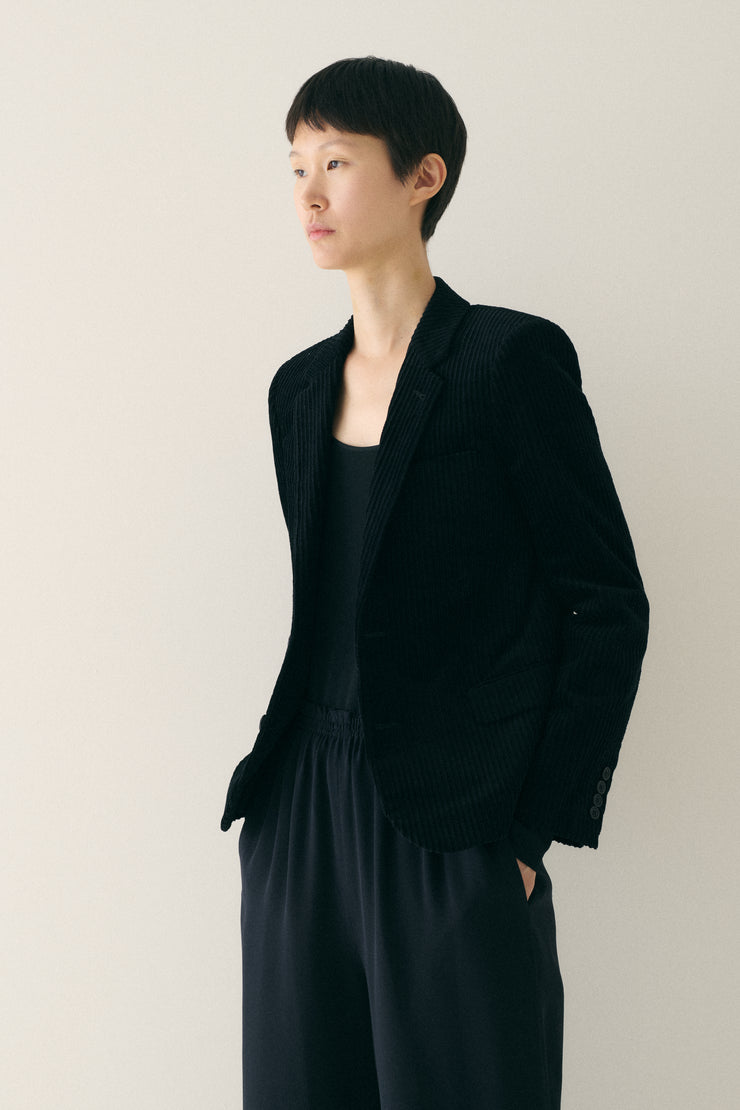 Saint Laurent Black Corduroy Blazer - Desert Vintage