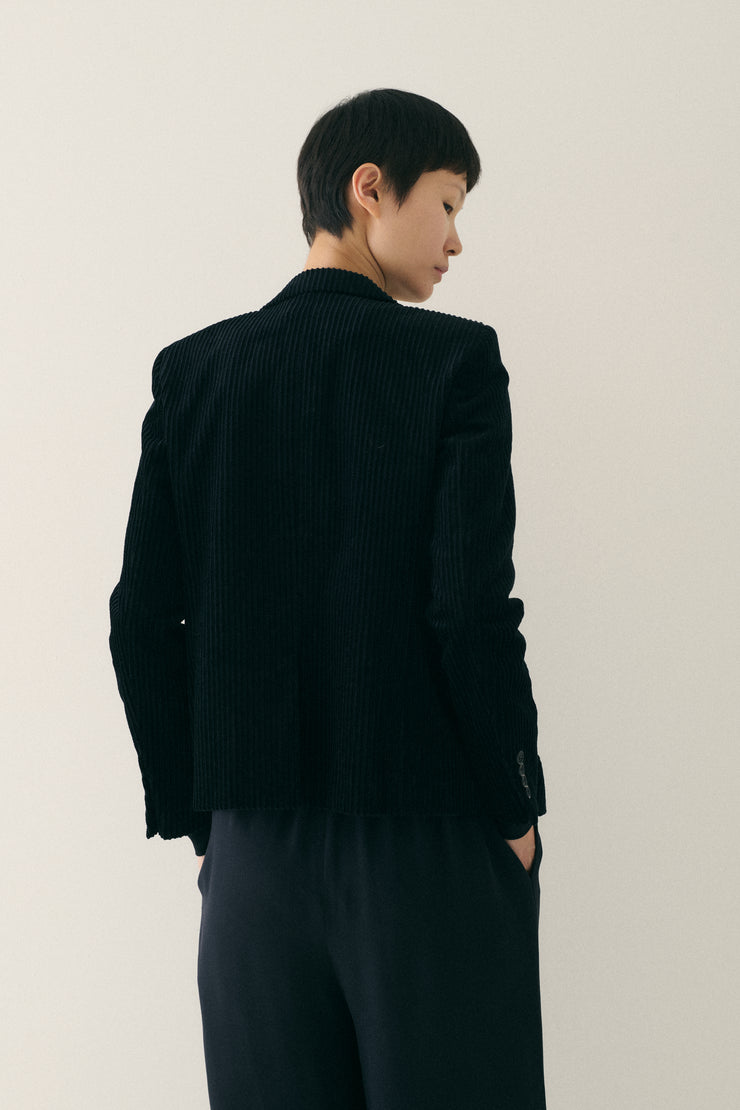 Saint Laurent Black Corduroy Blazer - Desert Vintage
