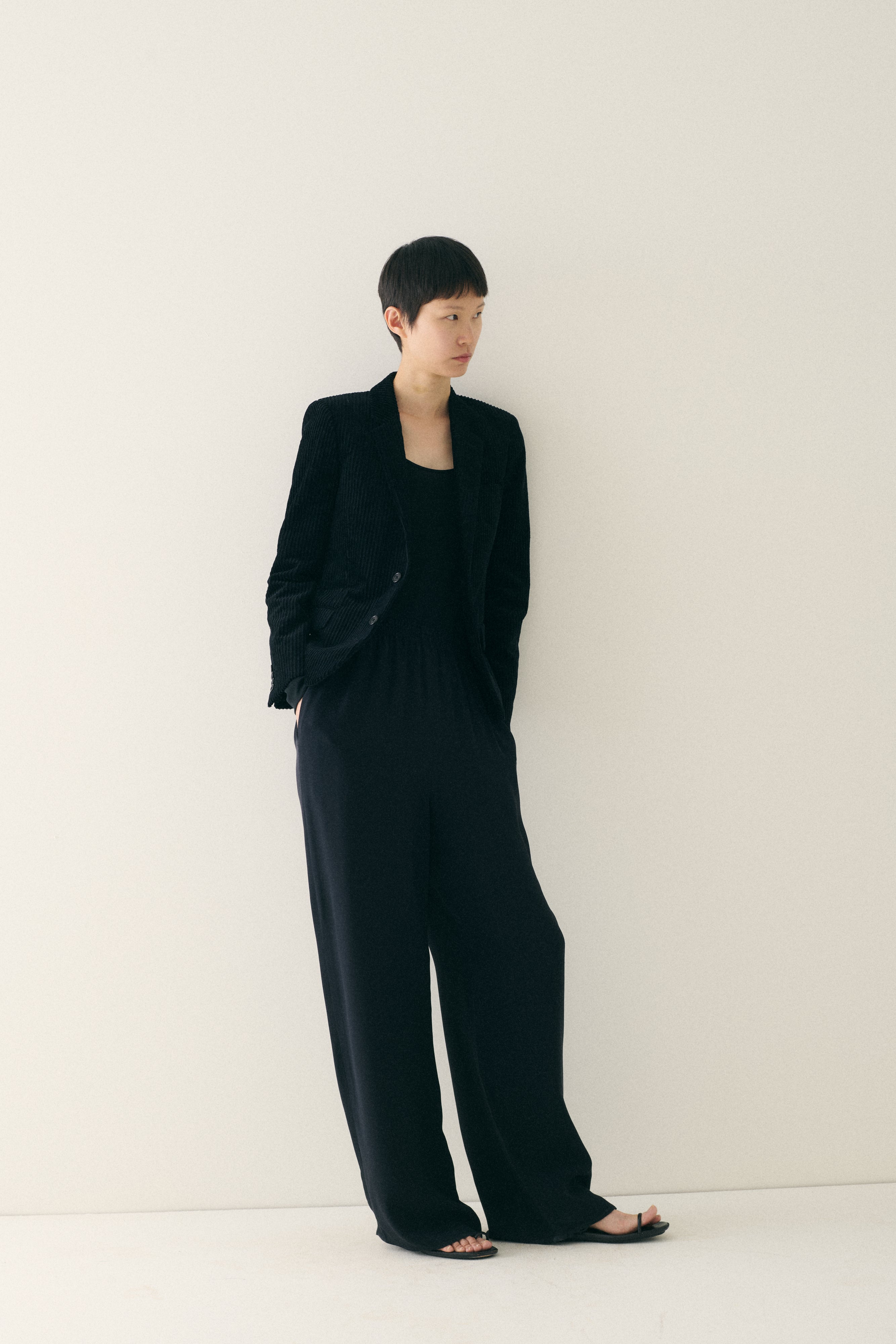 Saint Laurent Black Corduroy Blazer - Desert Vintage