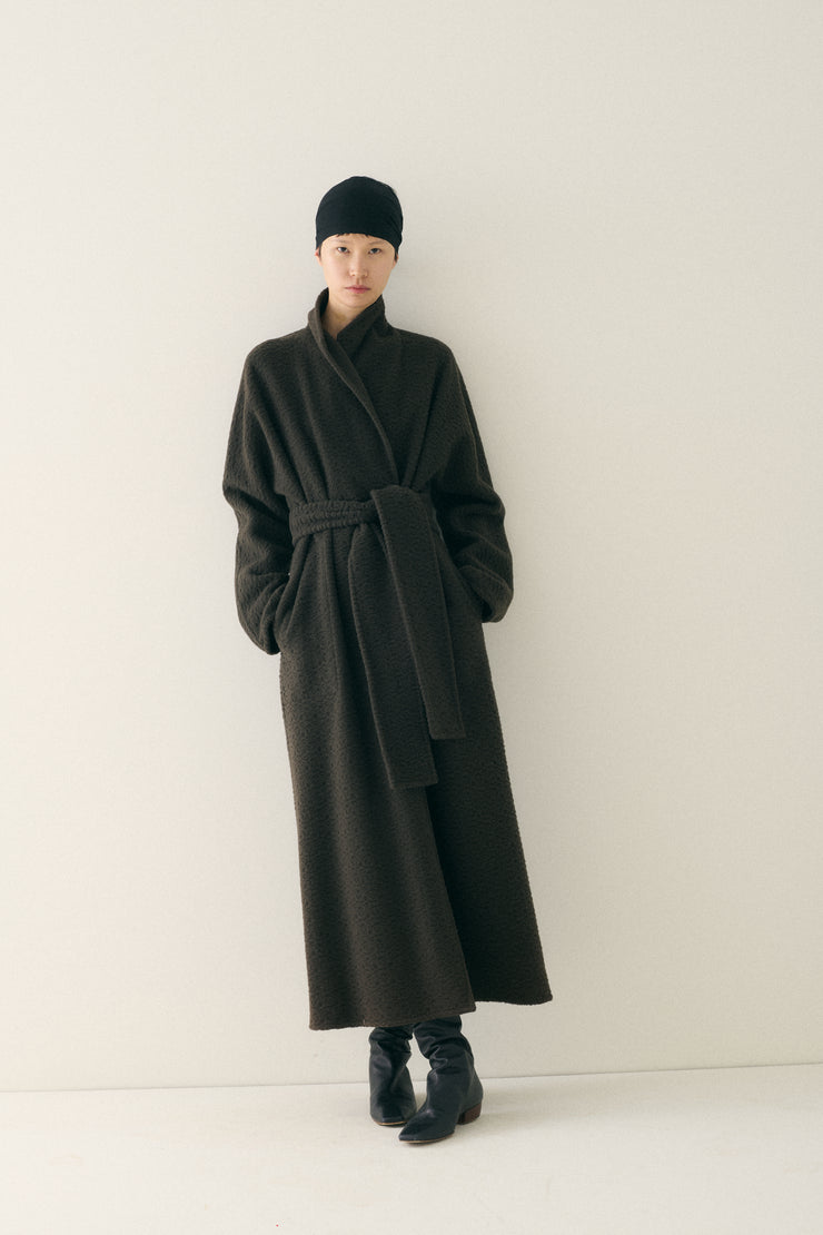 Yeohlee Textured Wrap Coat - Desert Vintage
