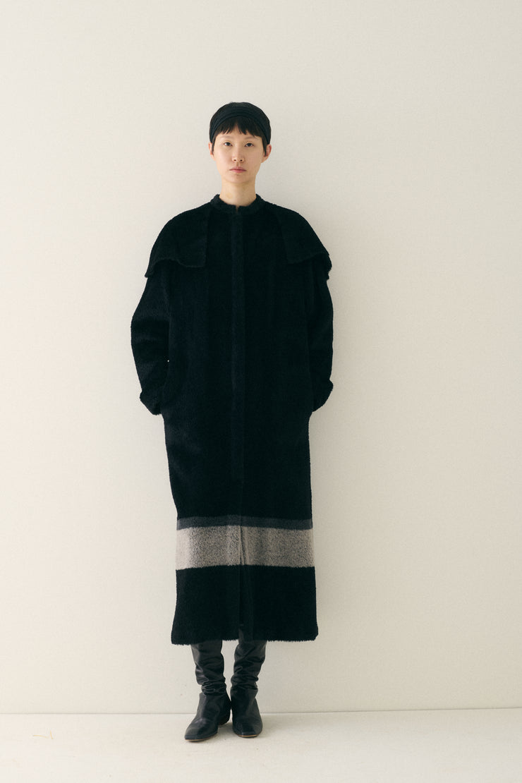 Yeohlee Black Teddy Coat - Desert Vintage