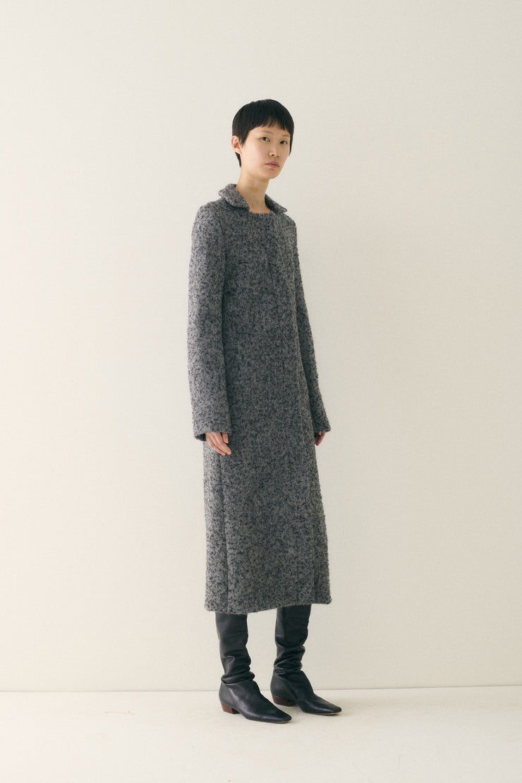 Ss 1999 Yeohlee Grey Long Overcoat - Desert Vintage