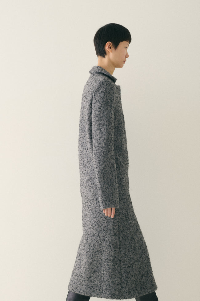 Ss 1999 Yeohlee Grey Long Overcoat - Desert Vintage