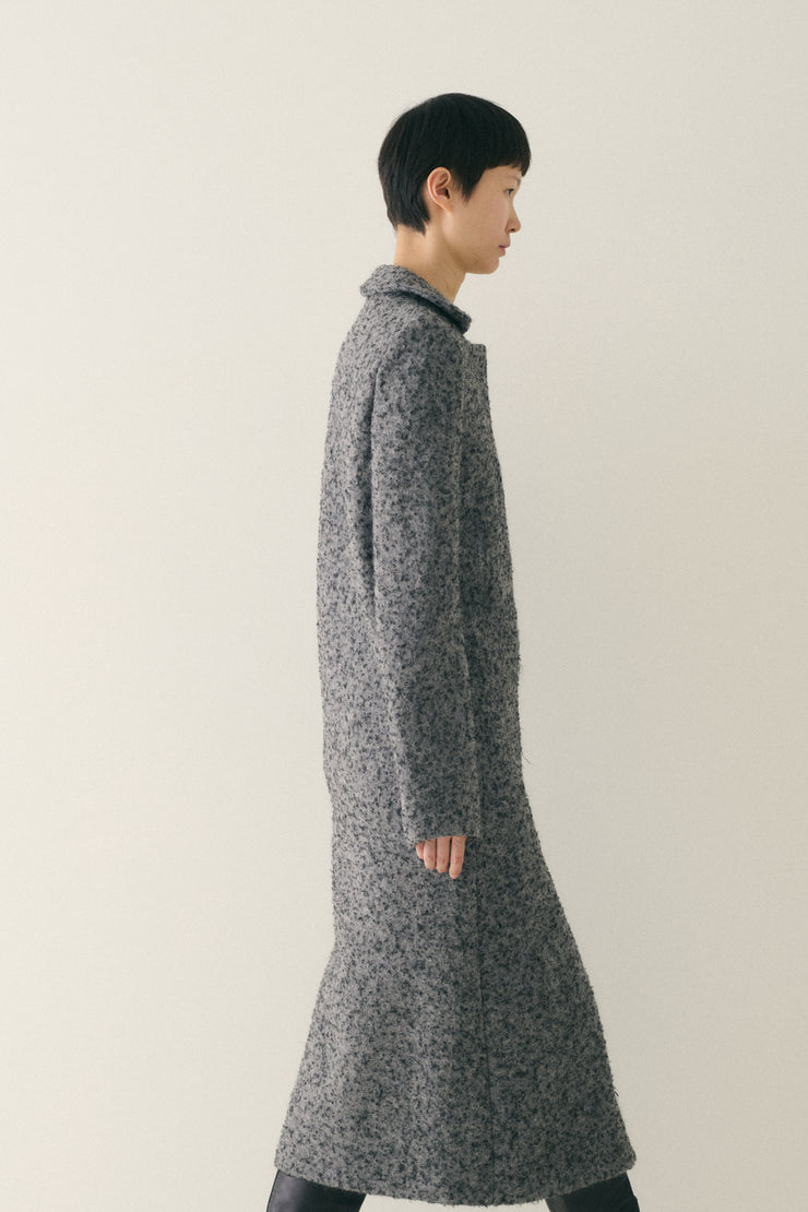 Ss 1999 Yeohlee Grey Long Overcoat - Desert Vintage