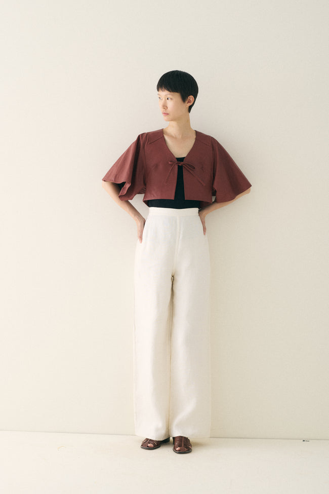 Ghesquiere era Balenciaga Leather Top - Desert Vintage