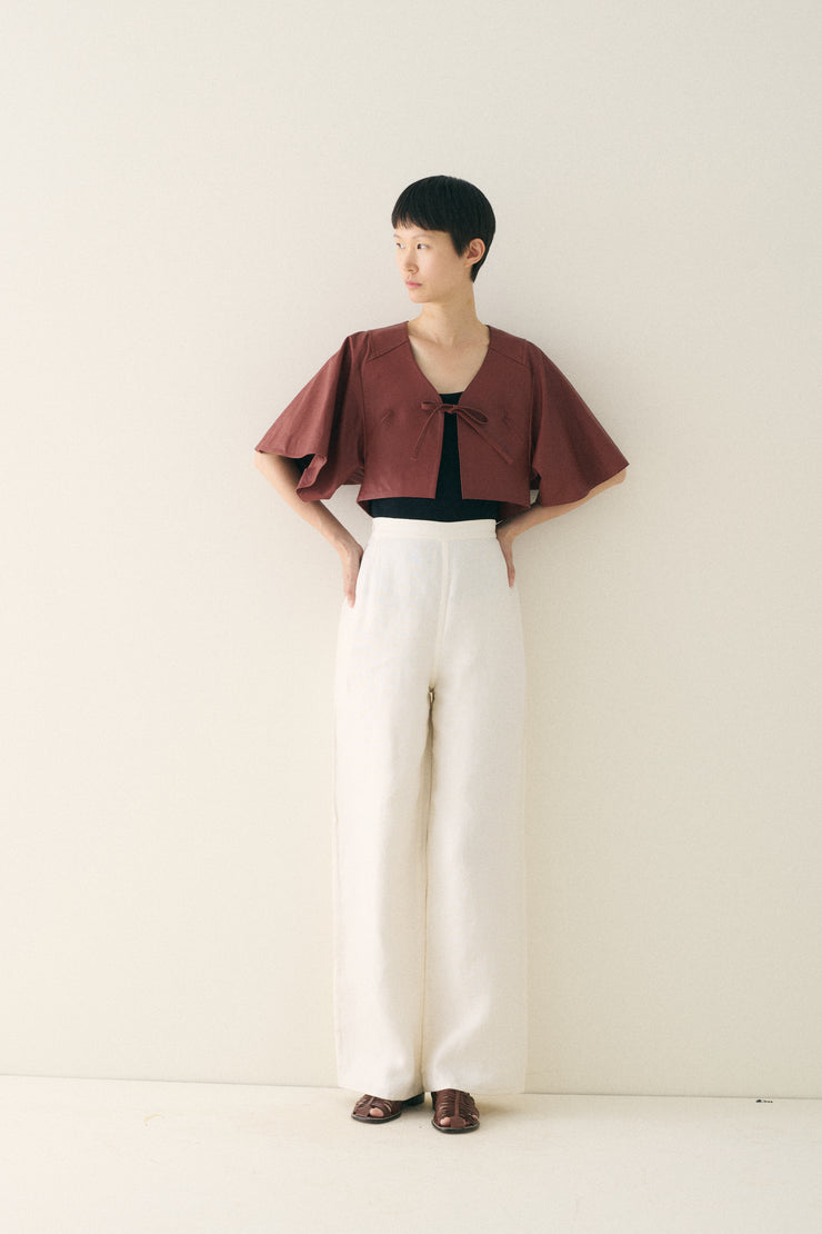 Ghesquiere era Balenciaga Leather Top - Desert Vintage